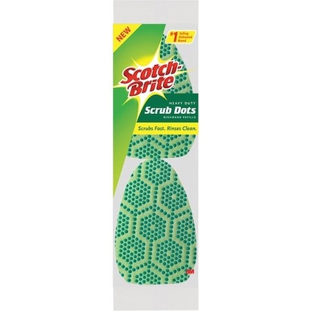 3M Commercial Refills, Dshwnd, Scub Dot, Gn, 7PK MMM48827CT